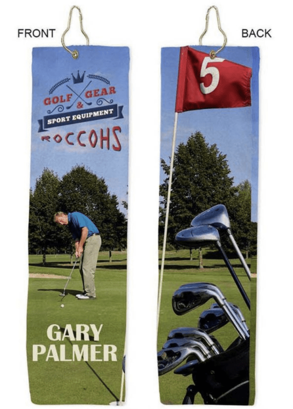 Plush Velour Terry Cotton Blend Golf Towels
