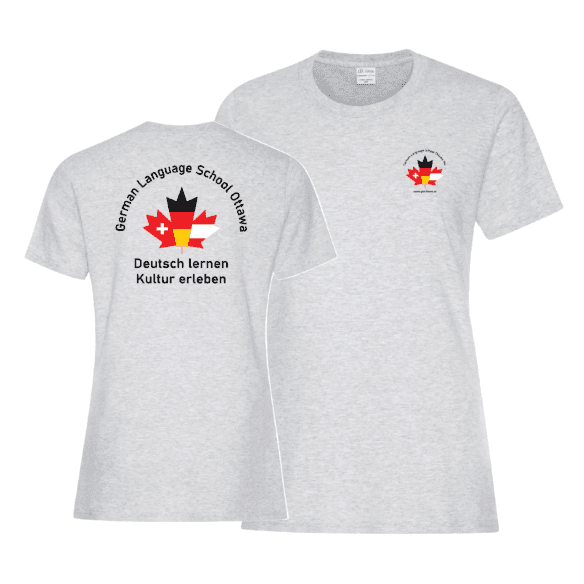German Language School ATC1000 Ladies TShirt (White)