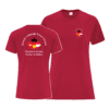 German Language School ATC1000 Ladies TShirt (Red) - Image 2