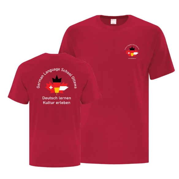 German Language School ATC1000 Unisex TShirt (Red)