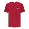 German Language School ATC1000 Unisex TShirt (Red) - Image 3