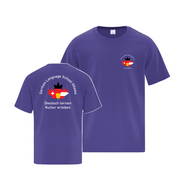 German Language School ATC1000 Youth TShirt (Purple)