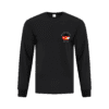 German Language School ATC1015 Unisex Long Sleeve TShirt (Black) - Image 3