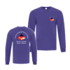 German Language School ATC1015 Unisex Long Sleeve TShirt (Purple) - Image 2