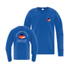 German Language School ATC1015 Youth Long Sleeve TShirt (Royal) - Image 2