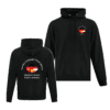 German Language School ATC2500 Unisex Hooded Sweatshirt (Black) - Image 2