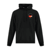 German Language School ATC2500 Unisex Hooded Sweatshirt (Black) - Image 3