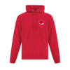 German Language School ATC2500 Unisex Hooded Sweatshirt (Red) - Image 3