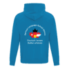 German Language School ATCY2500 Unisex Hooded Sweatshirt (Sapphire) - Image 4
