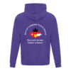German Language School ATCY2500 Youth Hooded Sweatshirt (Purple) - Image 4