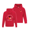 German Language School ATCY2500 Youth Hooded Sweatshirt (Red) - Image 2