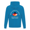 German Language School ATCY2500 Youth Hooded Sweatshirt (Sapphire) - Image 4