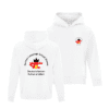 German Language School ATCY2500 Youth Hooded Sweatshirt (White) - Image 2