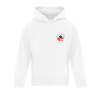 German Language School ATCY2500 Youth Hooded Sweatshirt (White) - Image 3