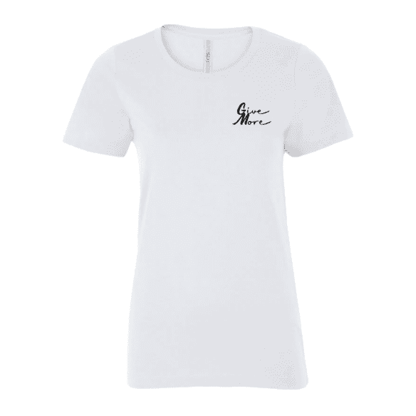 ATC8000L Give More Ladies Crewneck TShirt - 2 Lines