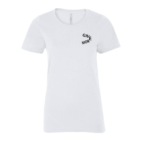 ATC8000L Give More Ladies Crewneck TShirt - Triangle